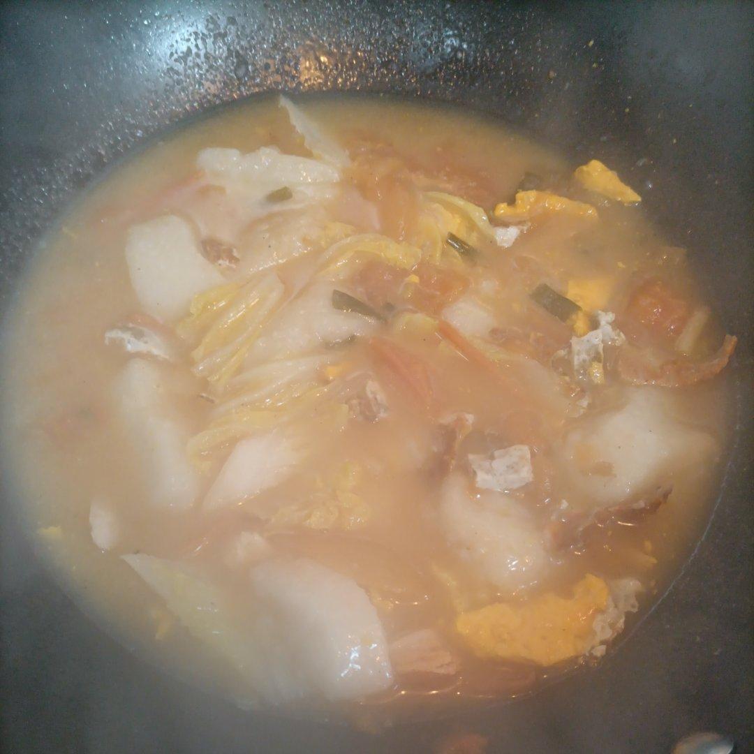巨好吃的年糕汤