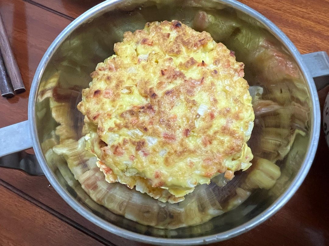 抗老食谱-蔬菜豆腐饼