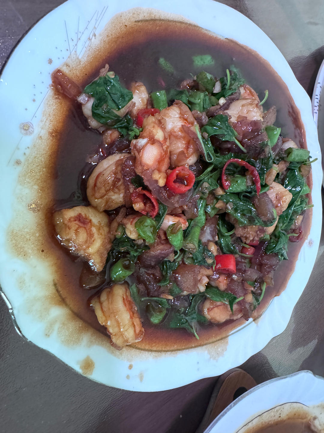 【泰式九层塔炒虾】 泰国经典美味在家做