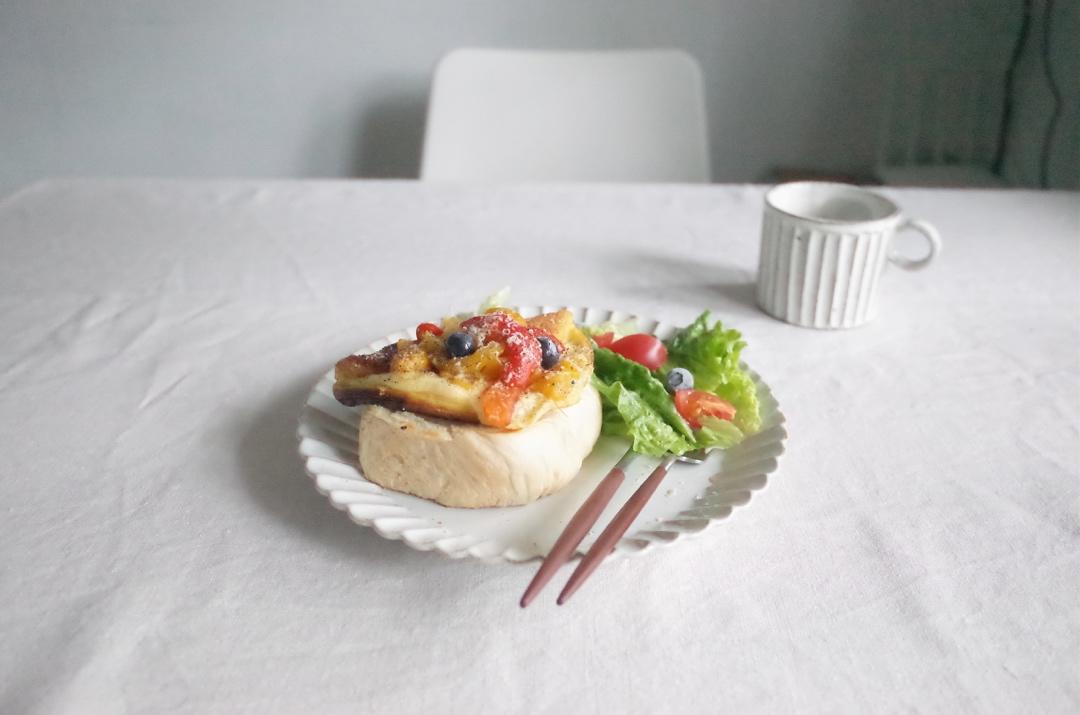 French omelete椰子油