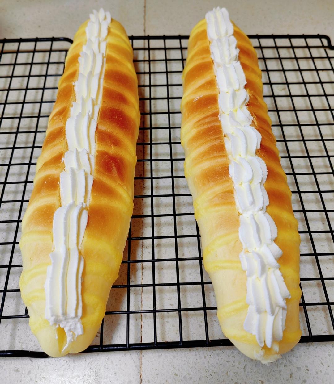 毛毛虫面包｜经典还原小时候最爱的奶油面包