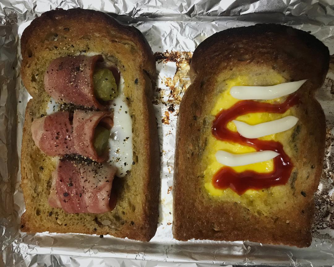 培根卷卷三明治【传统培根芝士蛋的新造型】的做法