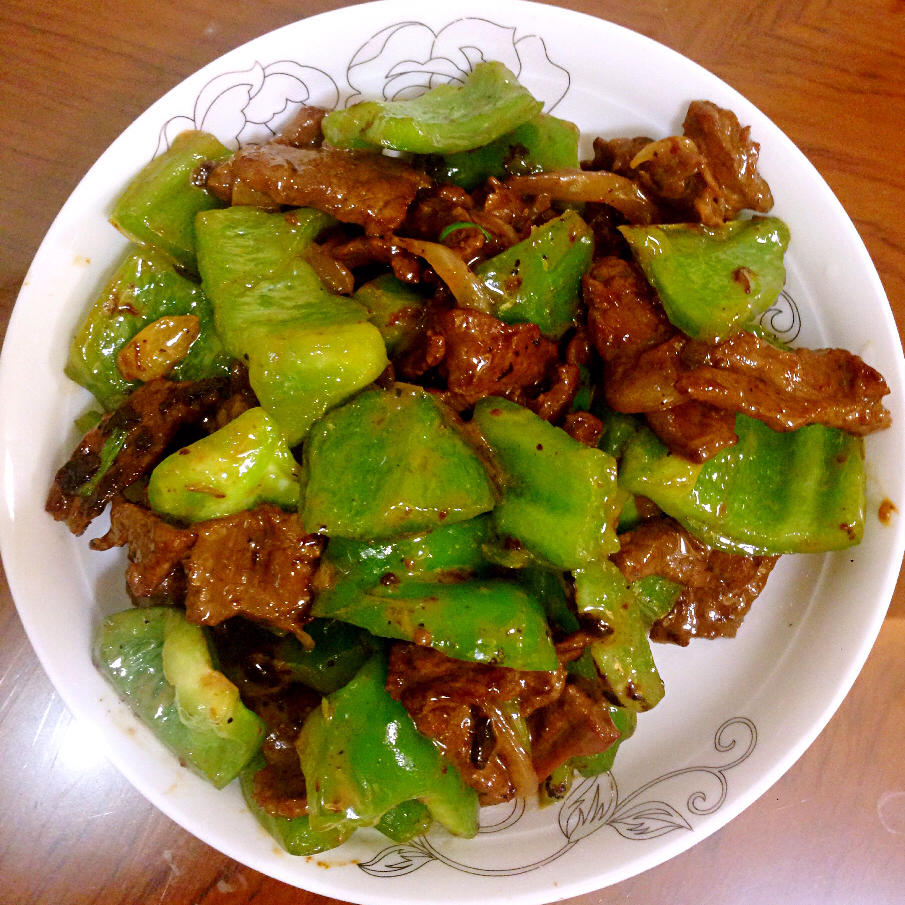 青椒牛肉