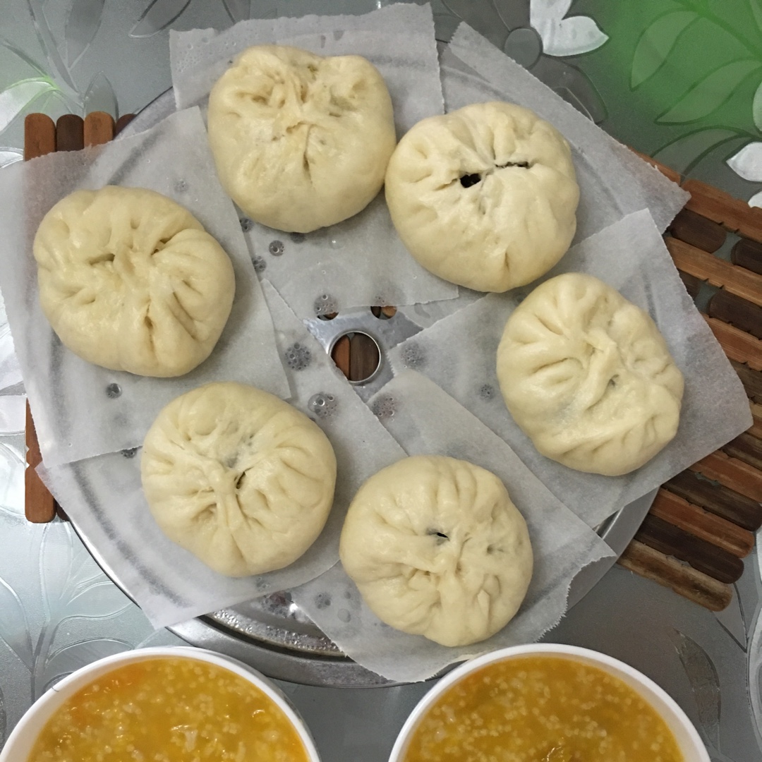 手工包子（肚脐包）