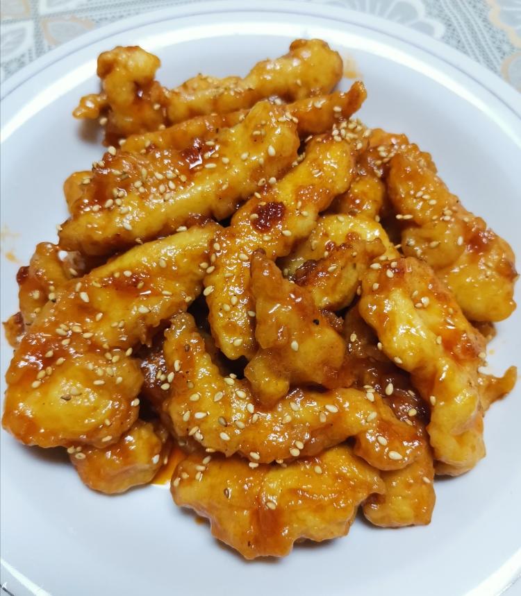 糖醋里脊鸡胸版