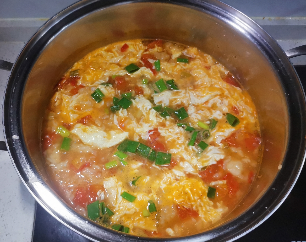 🏆西红柿鸡蛋噶嗒汤⭐️的做法 步骤8