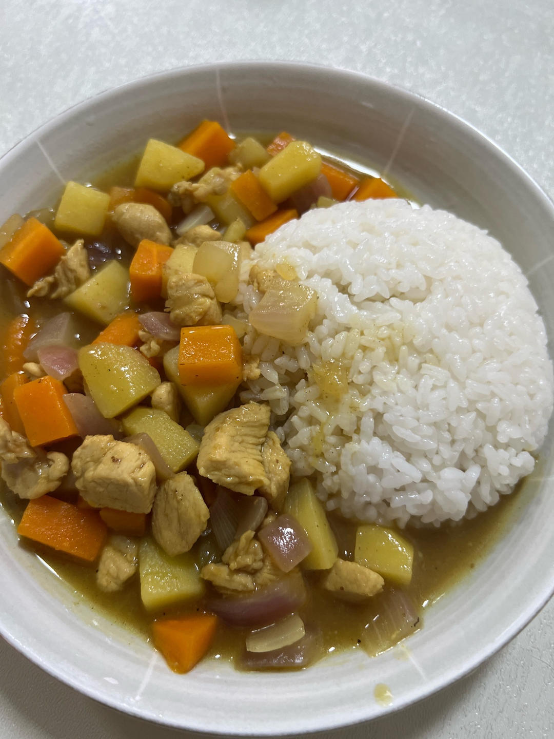 咖喱鸡肉饭