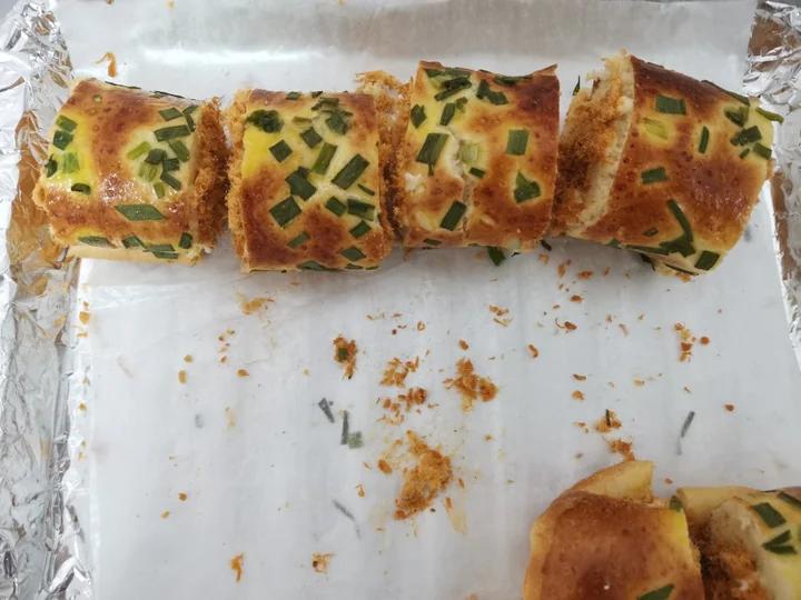 海苔香葱肉松面包卷（28cm方盘）