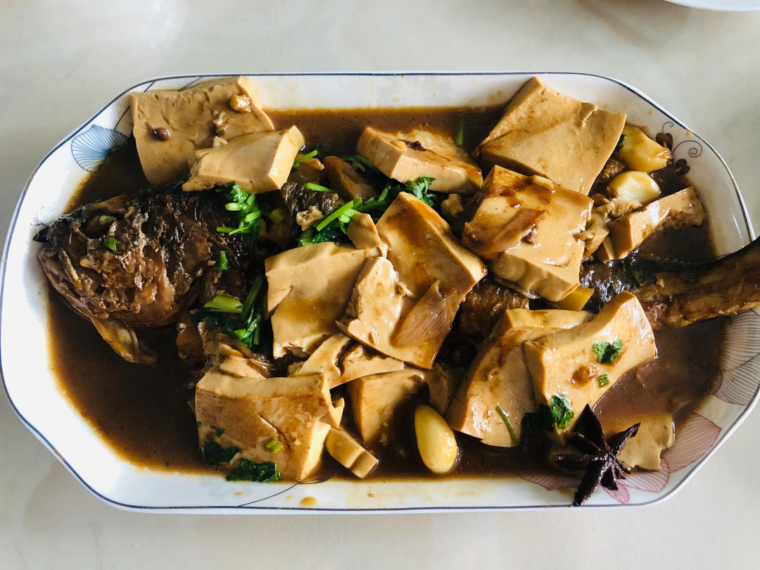 黄花鱼炖豆腐