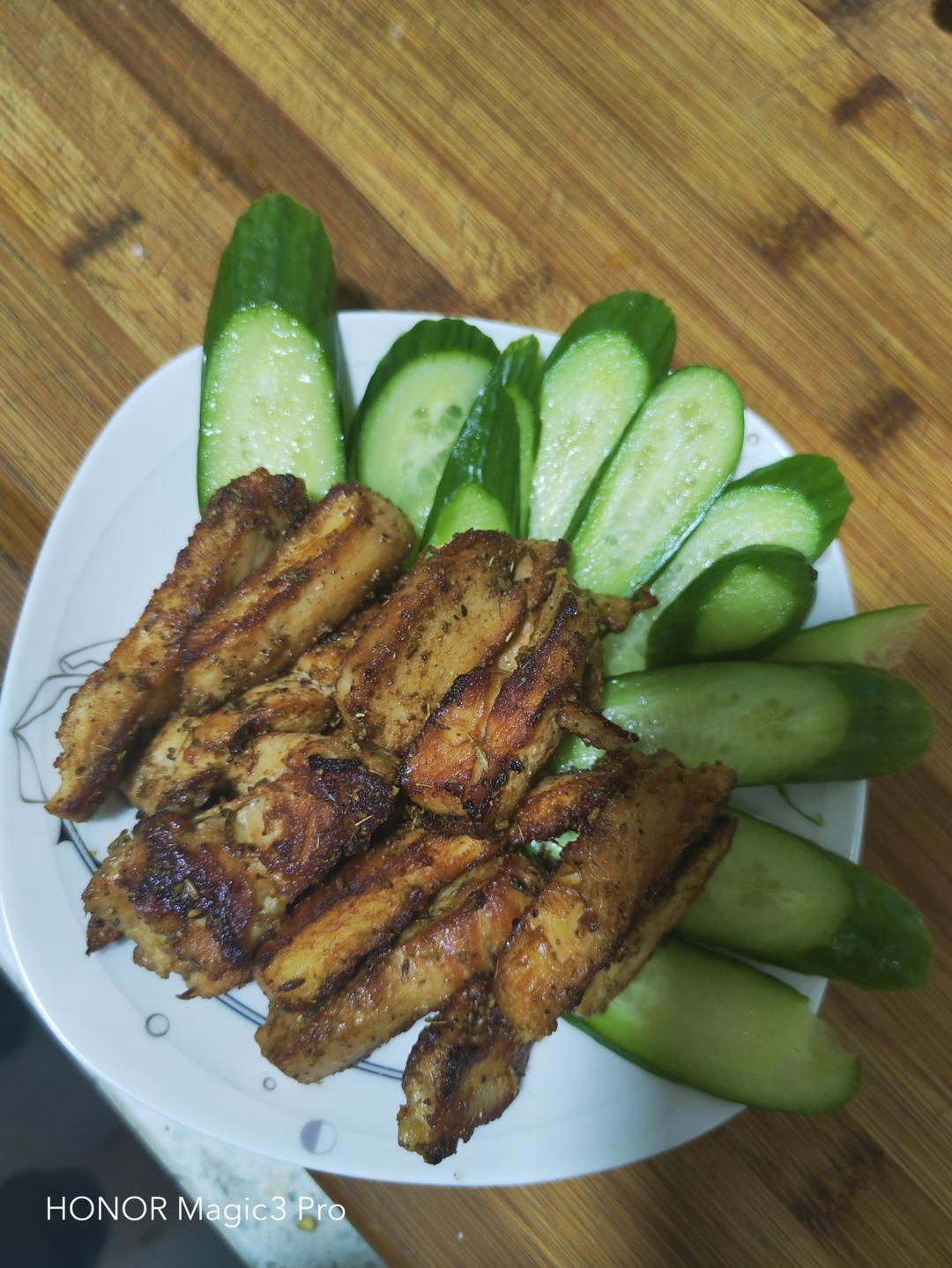 孜然鸡胸肉，低脂低卡好吃无压力。