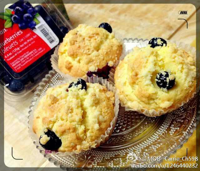 PH大师的金宝顶蓝莓马芬