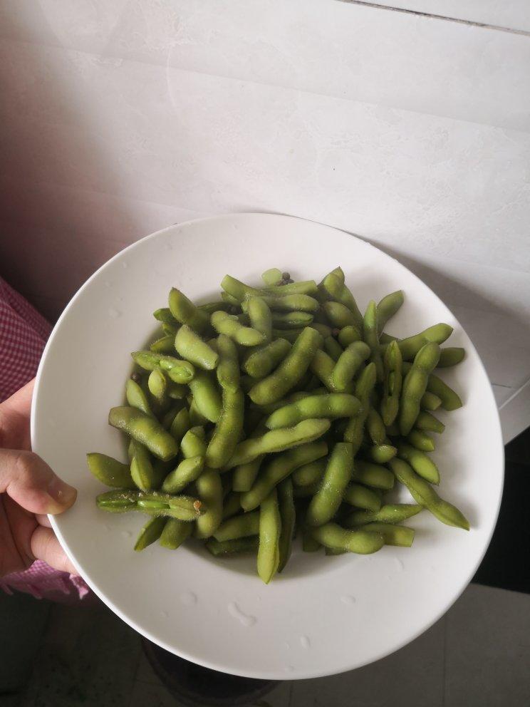 煮毛豆—不会变色版