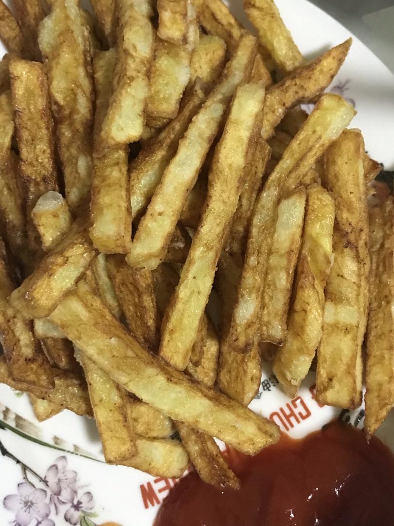 自制薯条🍟（家庭快手版，不用煮也不需要冷冻）