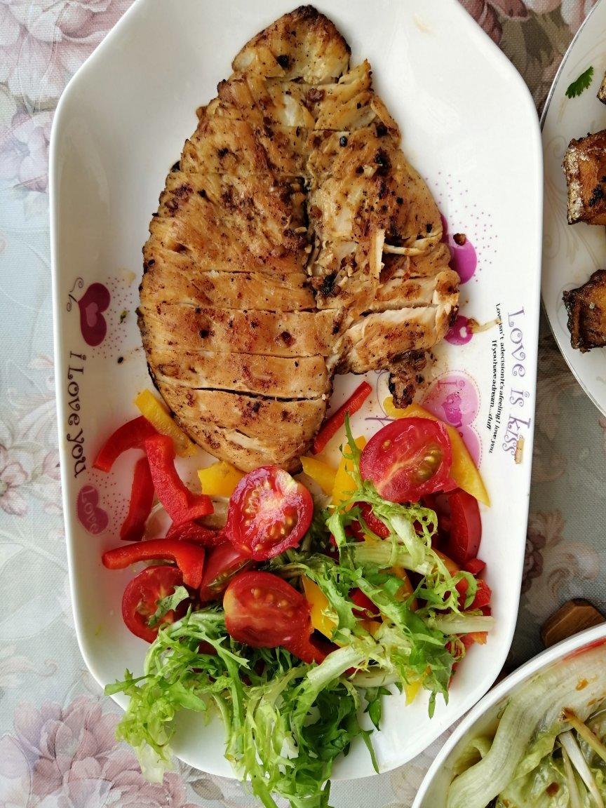 减脂蜂蜜煎鸡胸