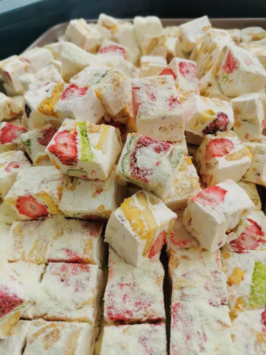 雪花酥的详细，真的比牛轧糖好吃哈~