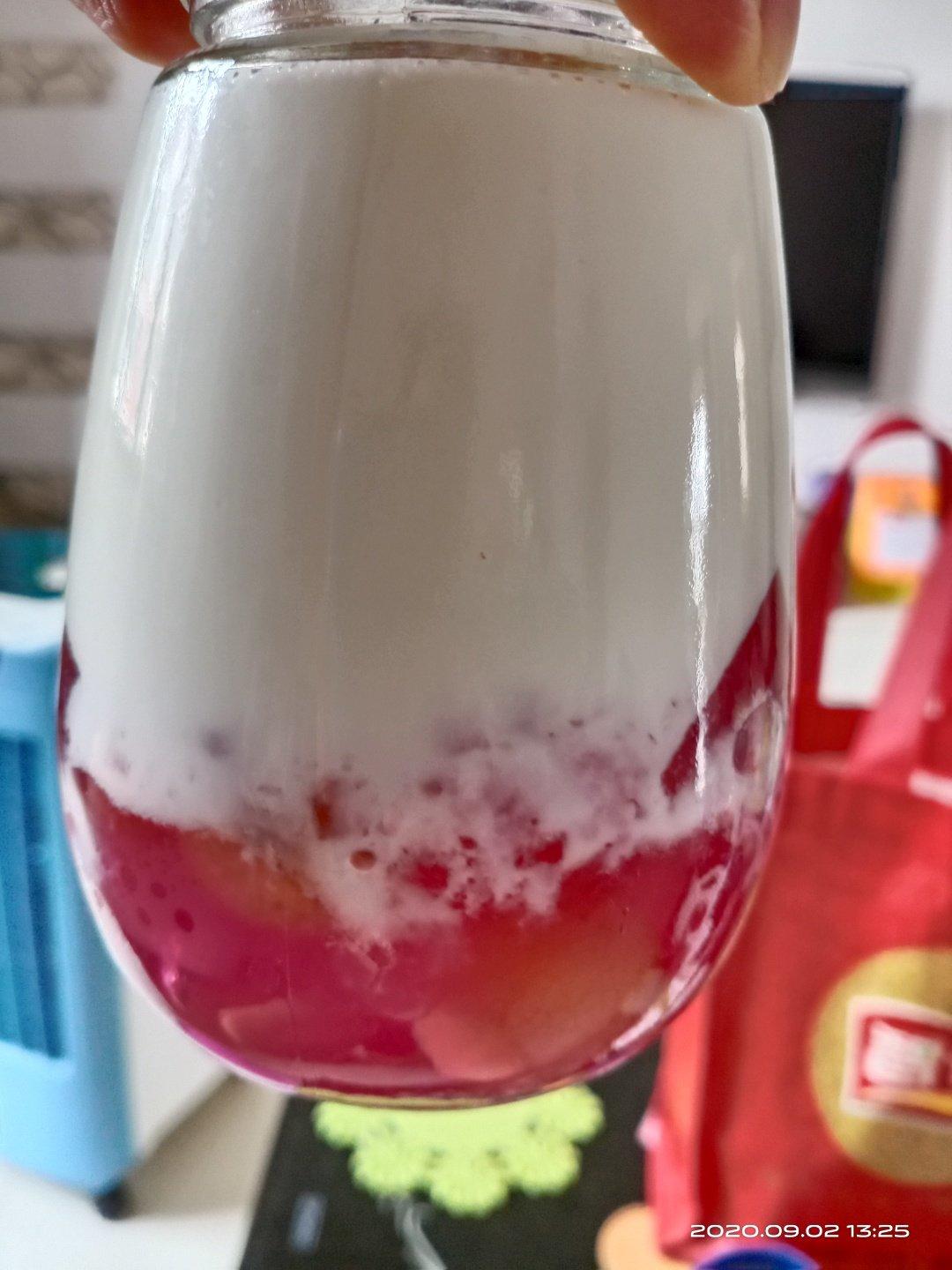 多肉葡萄冻撞奶🍇-「简单做法」0失败