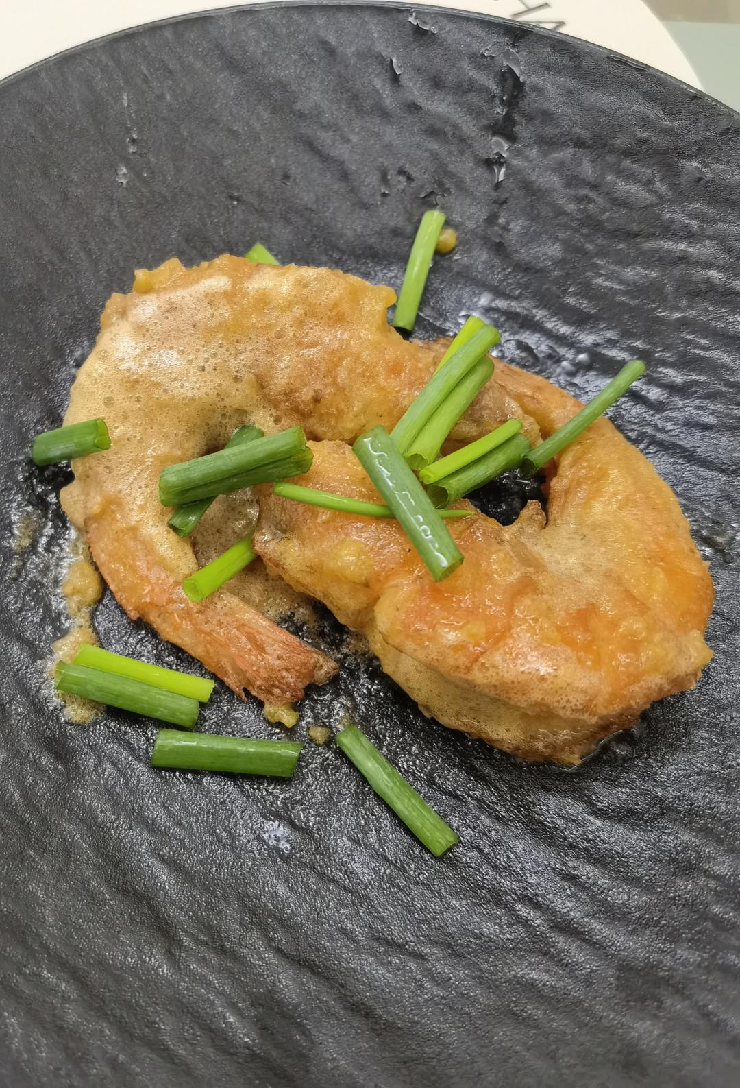 咸蛋黄大虾