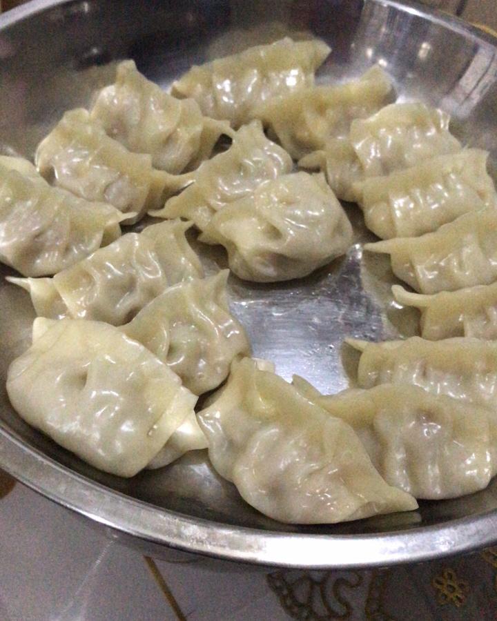 西葫芦鸡蛋虾仁三鲜饺子