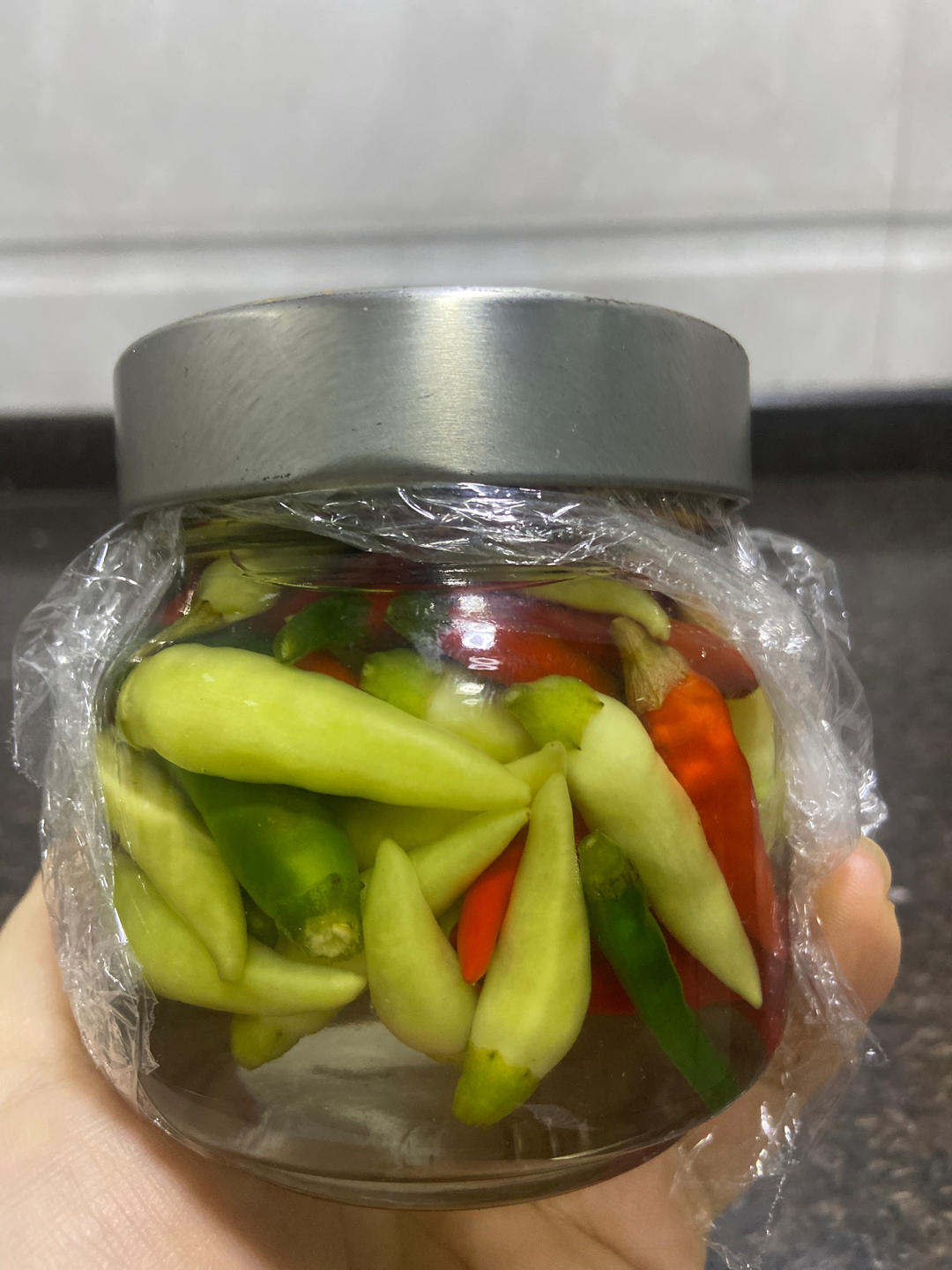 自制泡椒（腌小米椒）