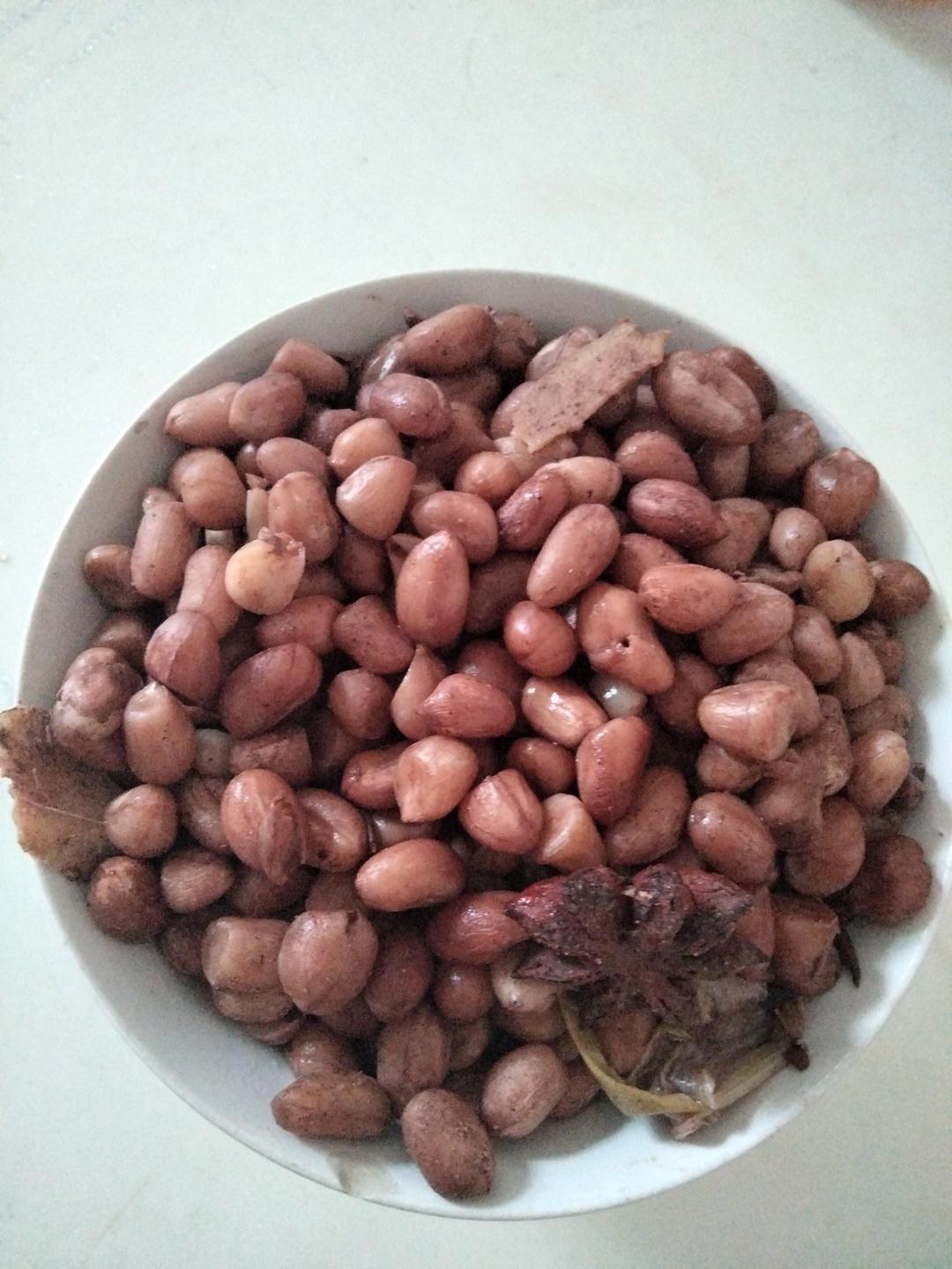 水煮五香花生米