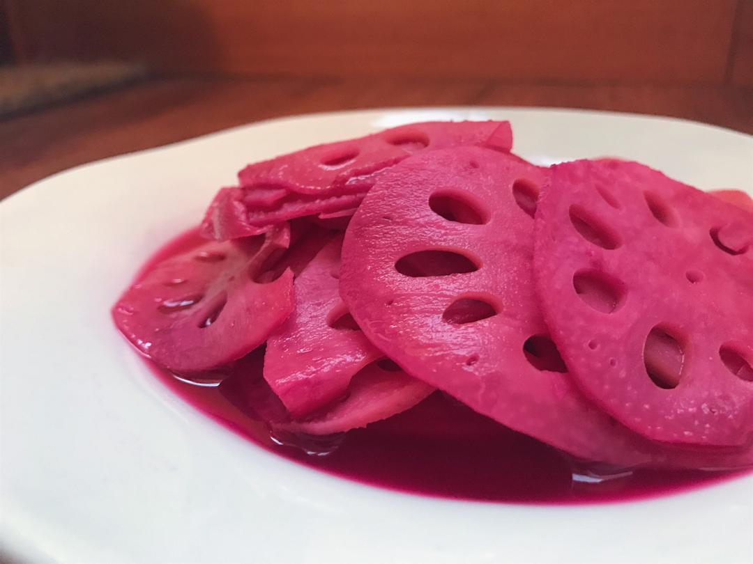 一个藕的血泪史-甜菜根糖醋藕的做法