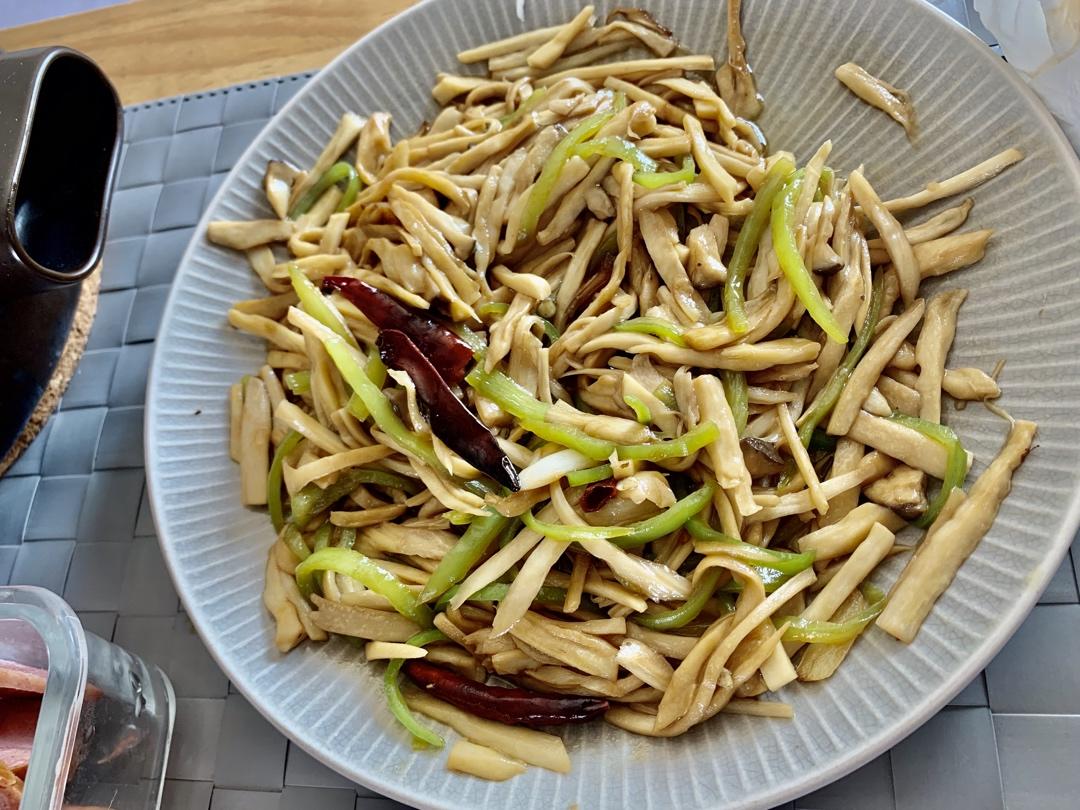 手撕蚝油杏鲍菇