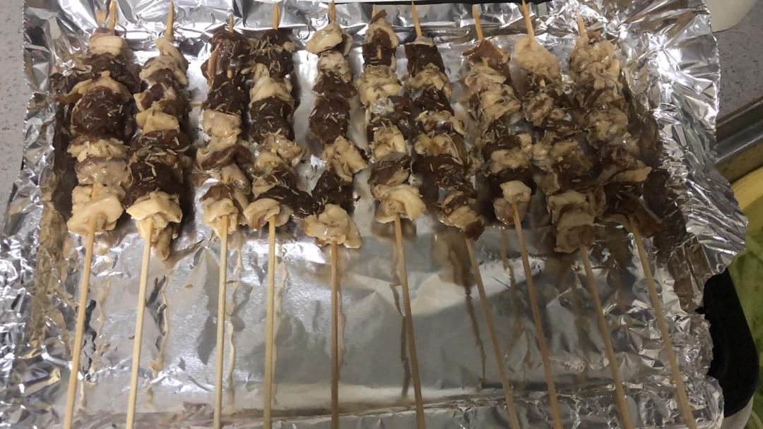 巨好吃的羊肉烤串（烤箱版）