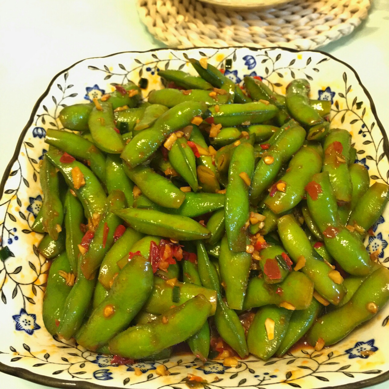 猫六做的夏日爽口凉拌毛豆