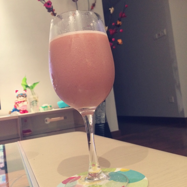香蕉蜂蜜葡萄汁
