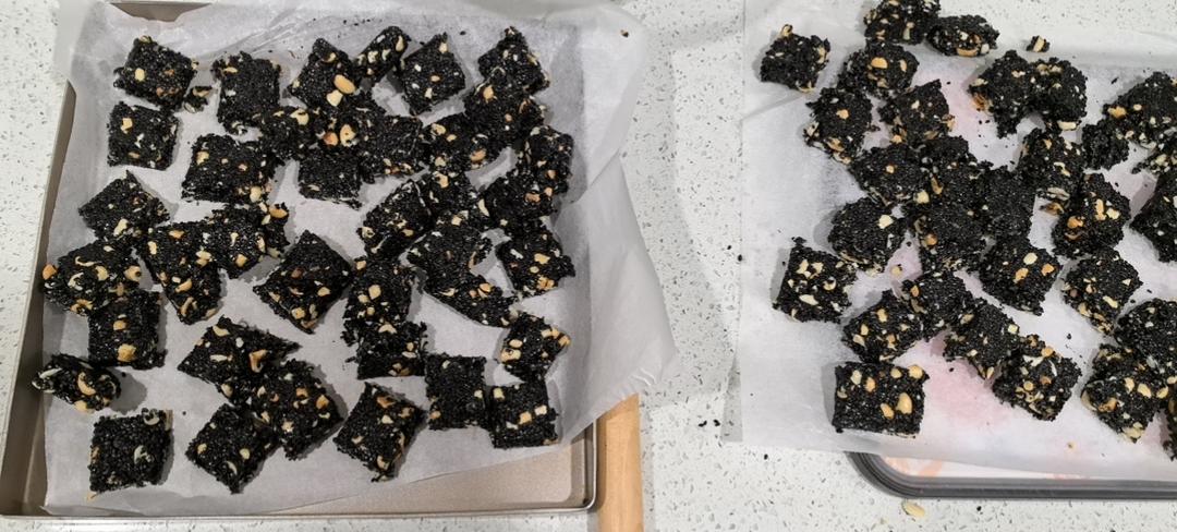 芝麻花生糖（老味道低糖款，步骤详细）