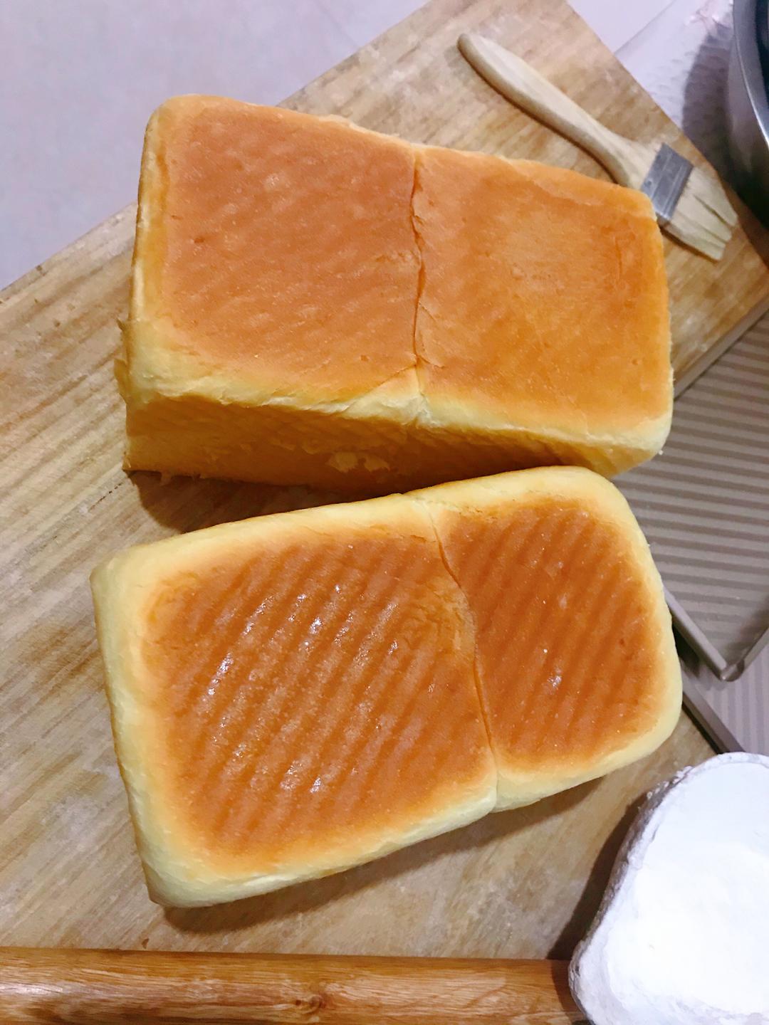 适合冬天做的中种法吐司面包🍞的做法