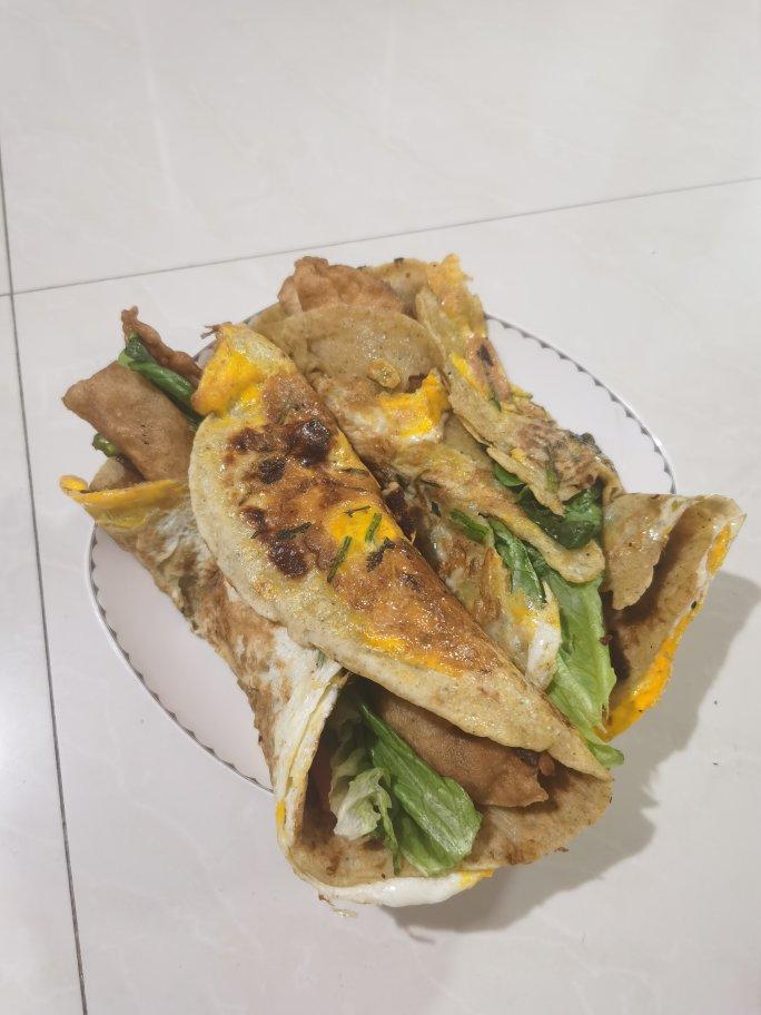 平底锅版煎饼果子