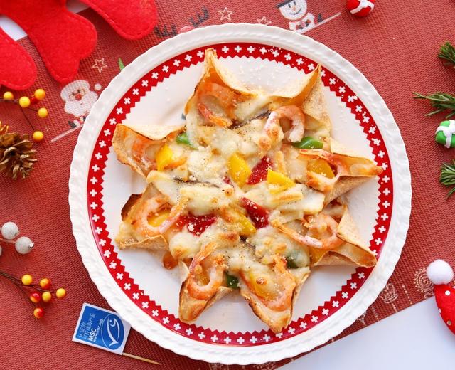 海鲜圣诞星星披萨pizza的做法