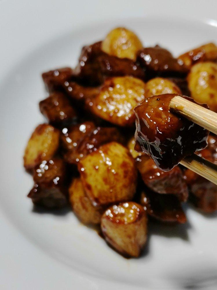黑蒜子牛肉粒-津门秘方-家庭制作详细版