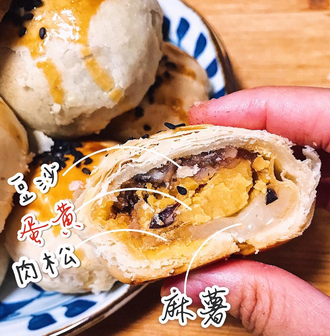 泳式鲜肉榨菜月饼