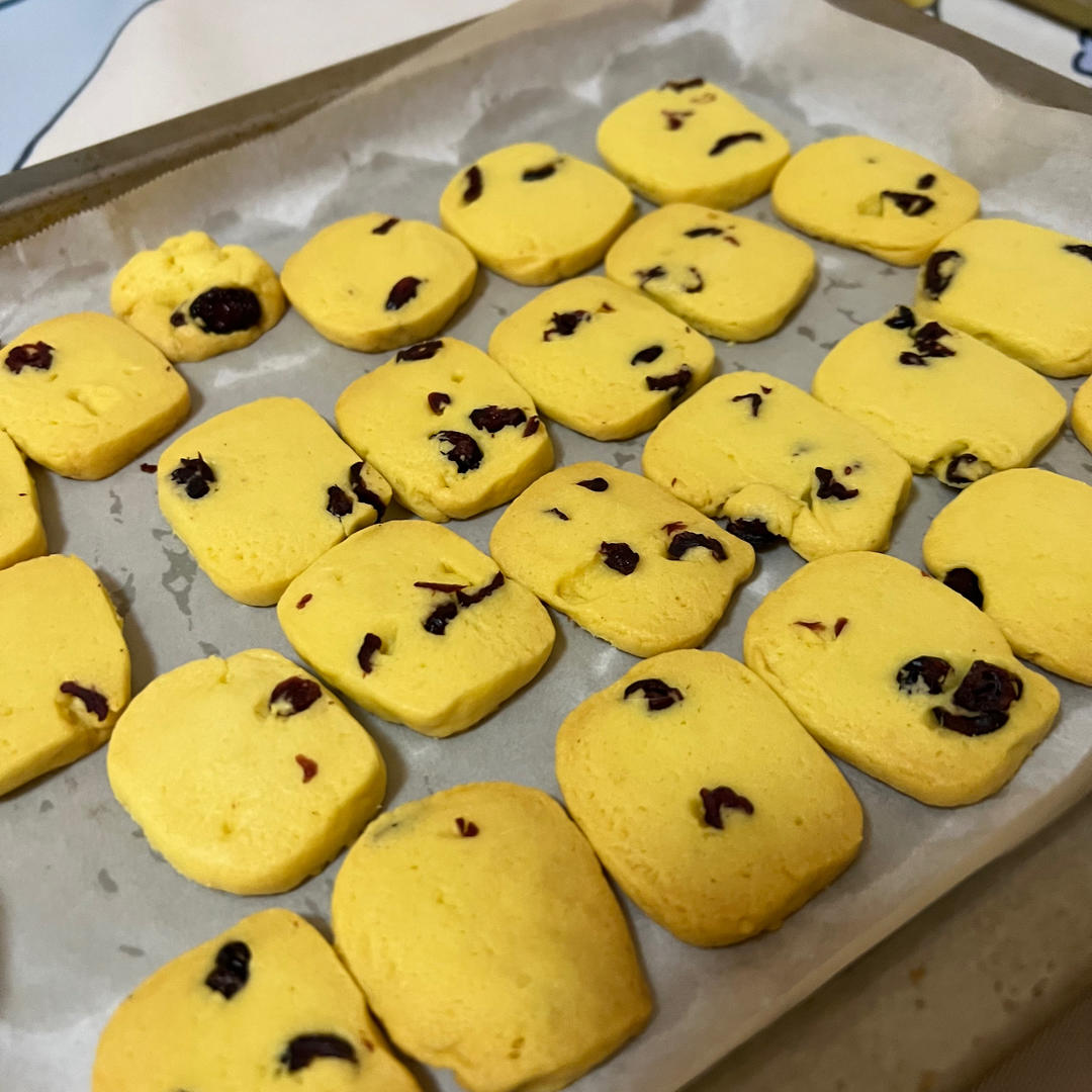 低糖少油版蔓越莓饼干