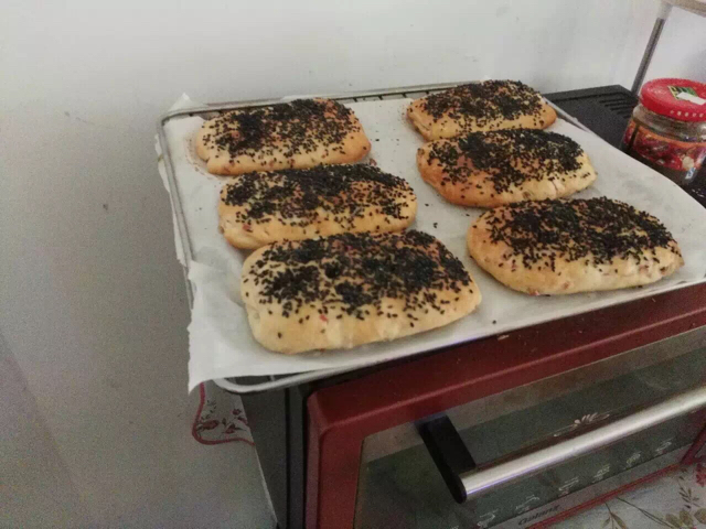 葱香油酥烧饼