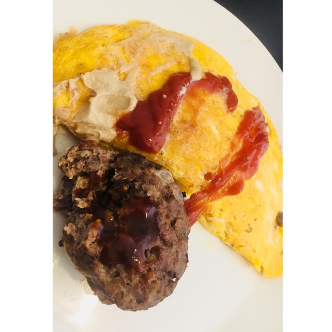 不输给牛肉的猪肉汉堡肉饼