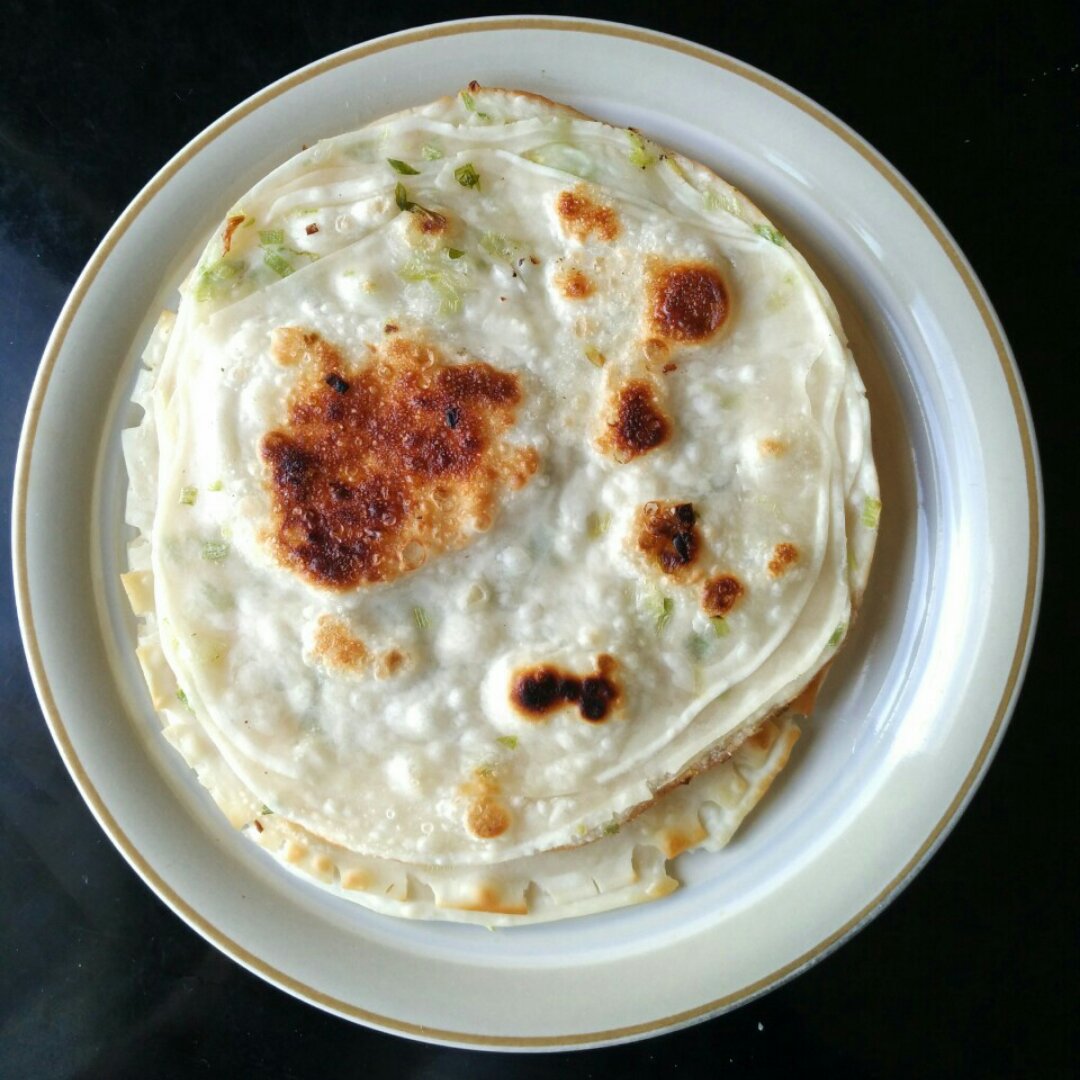 饺子皮葱油饼