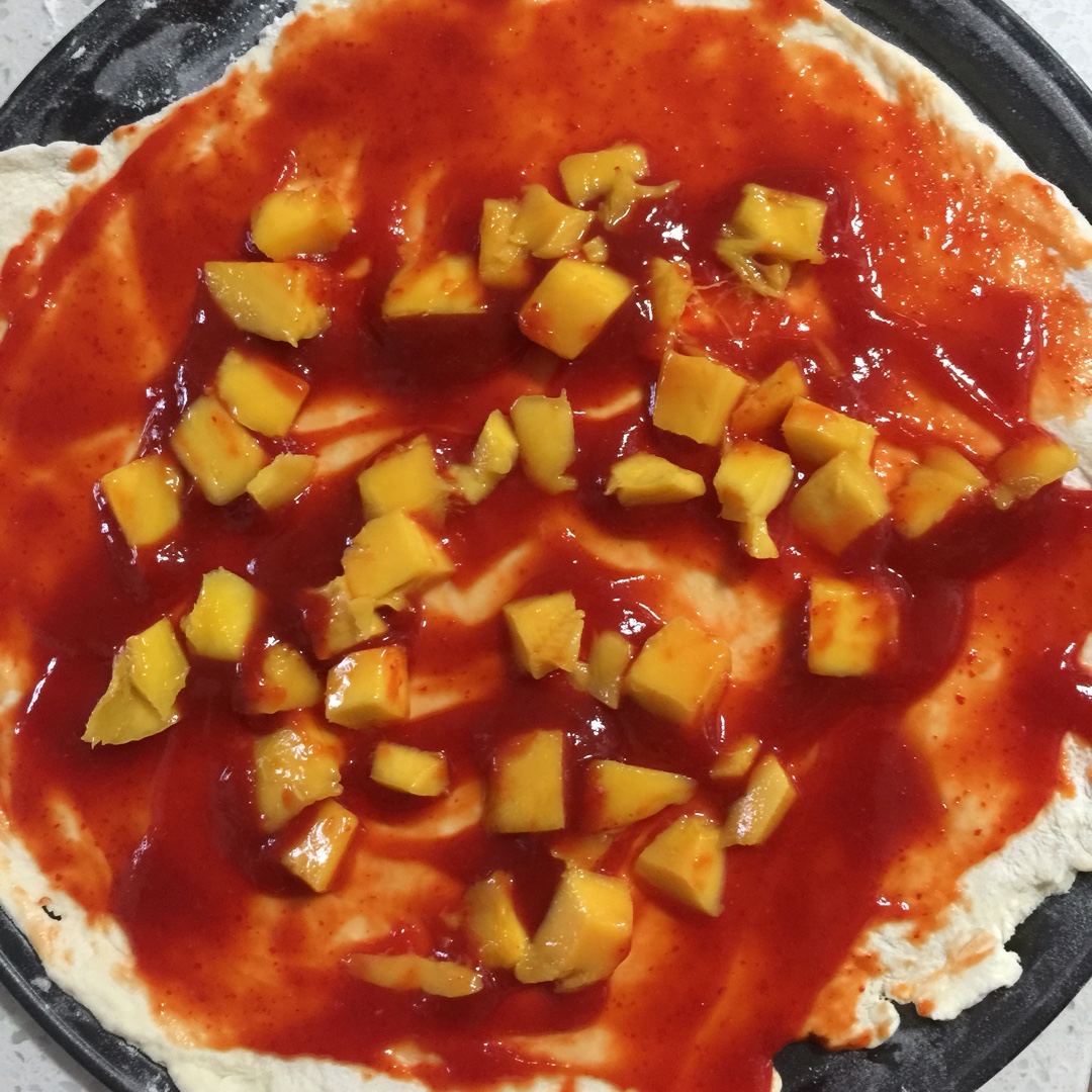 不用酵母的披萨底 No Yeast Pizza Dough