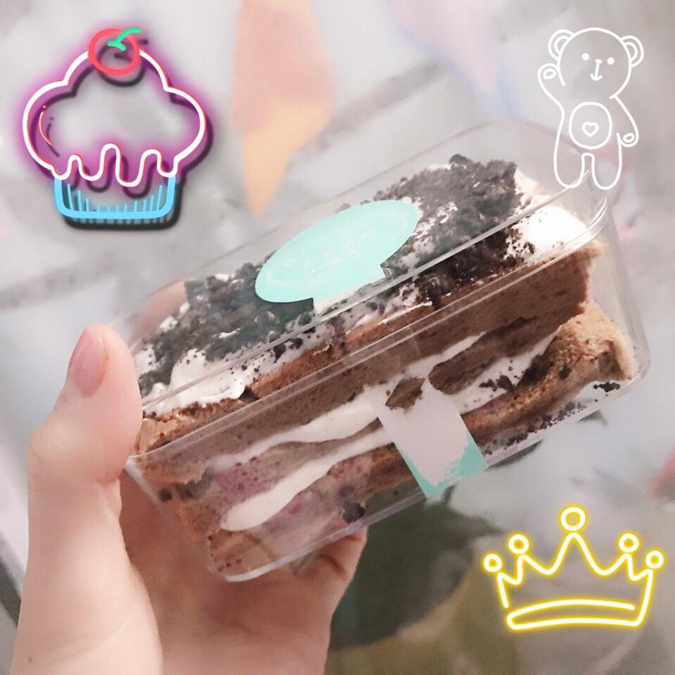 低糖不腻的奥利奥咸奶油蛋糕盒子