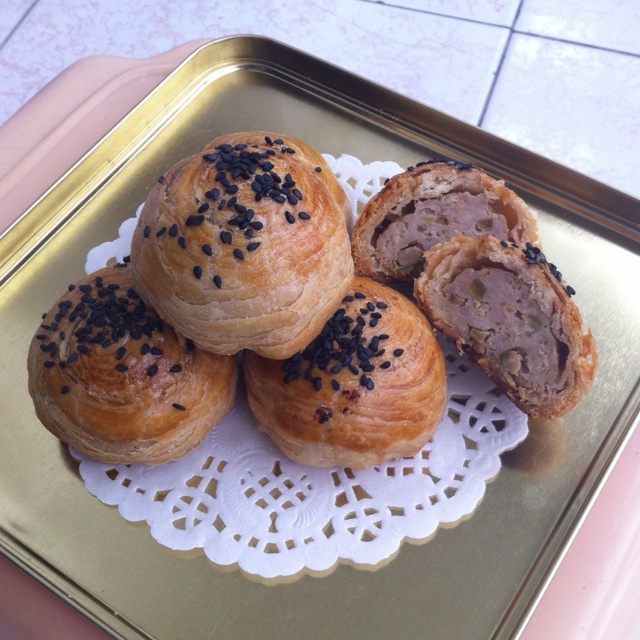 素油版酥皮鲜肉月饼，更健康