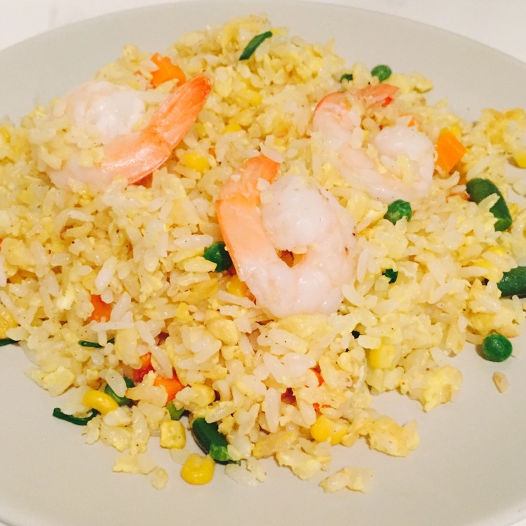 虾仁蛋炒饭