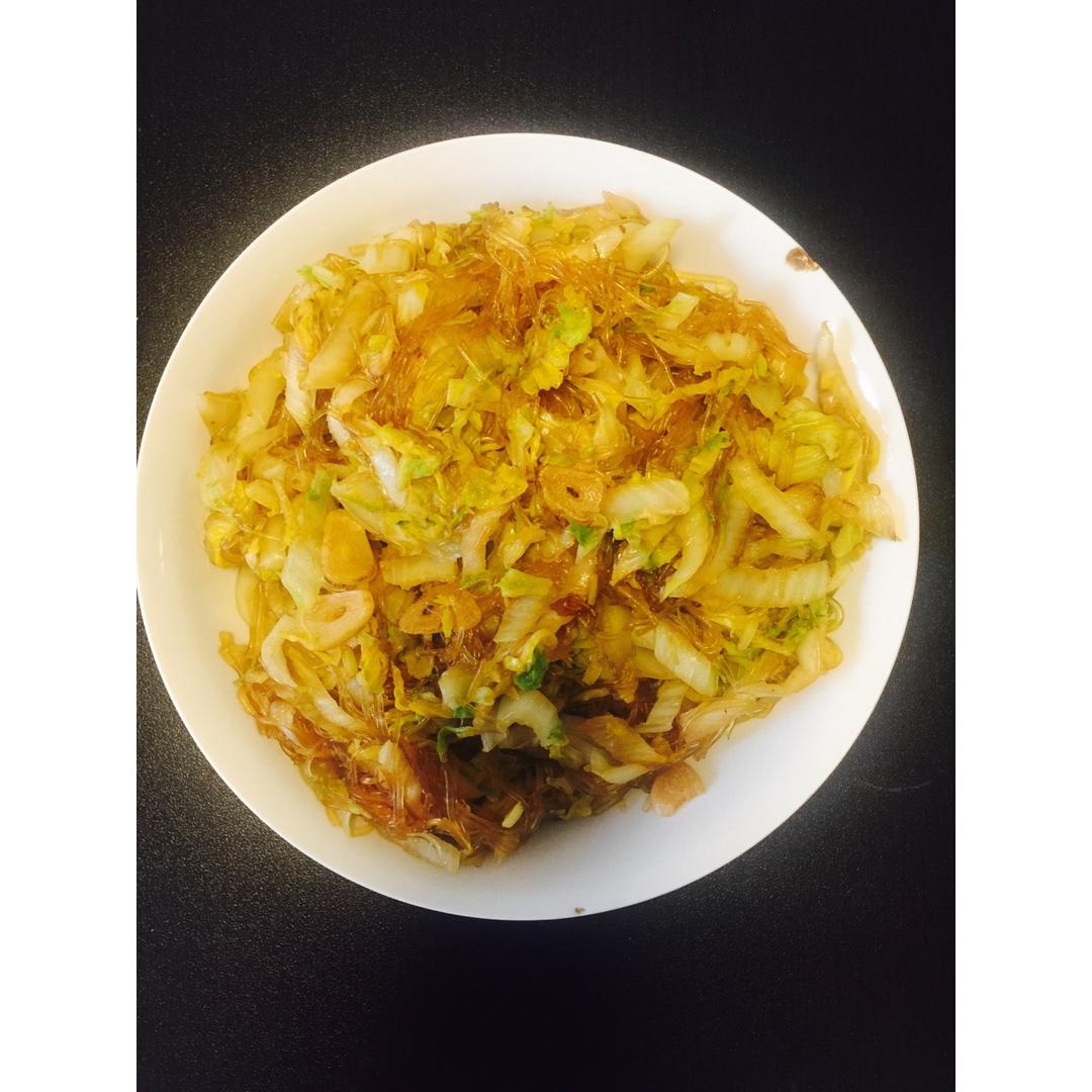 白菜炒粉丝