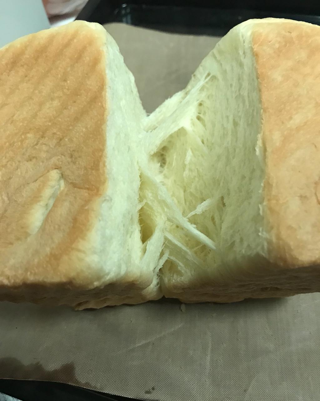 夺命软吐司(๑´ڡ`๑)超软拉丝极速方便的一次发酵吐司