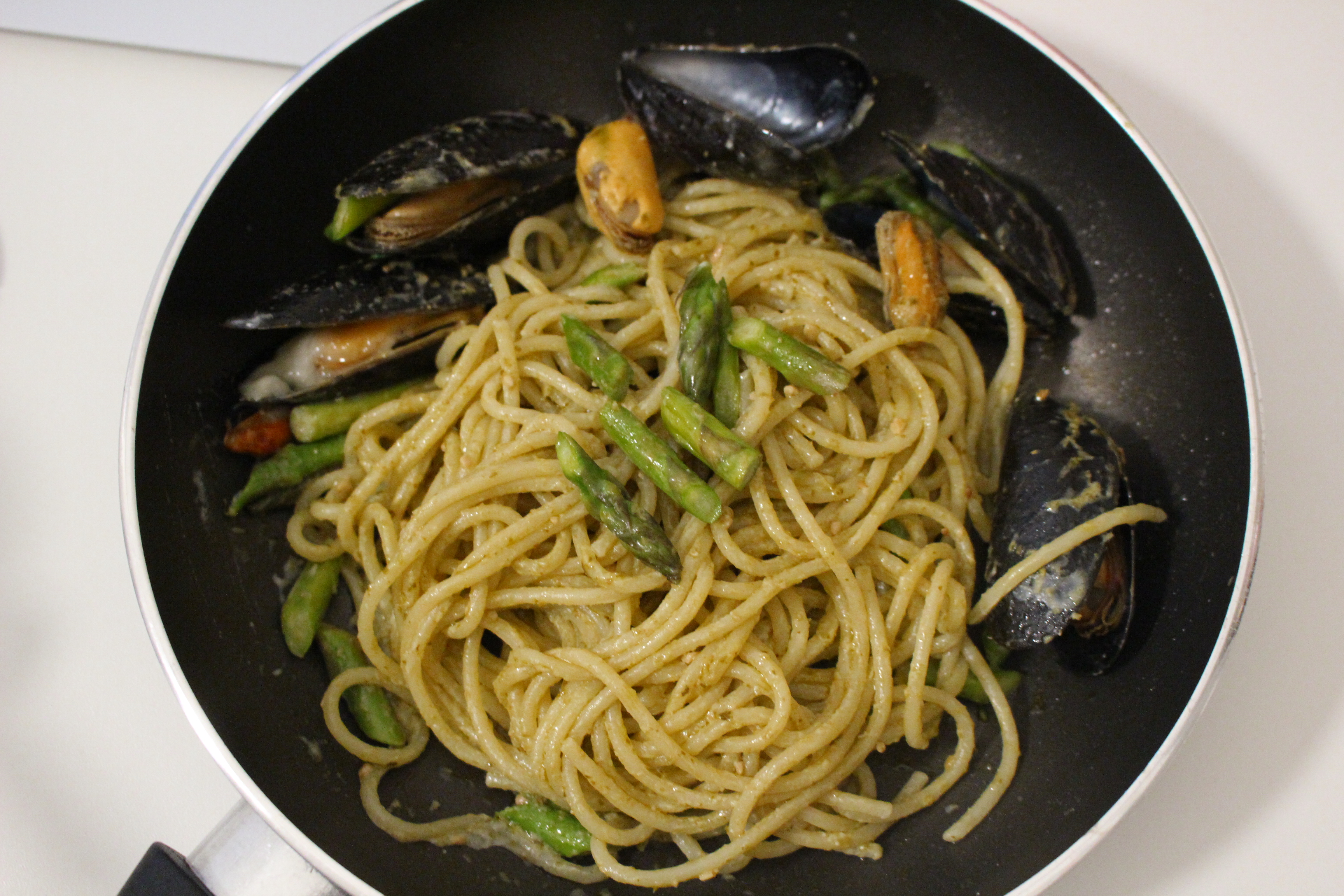 青酱海鲜意面