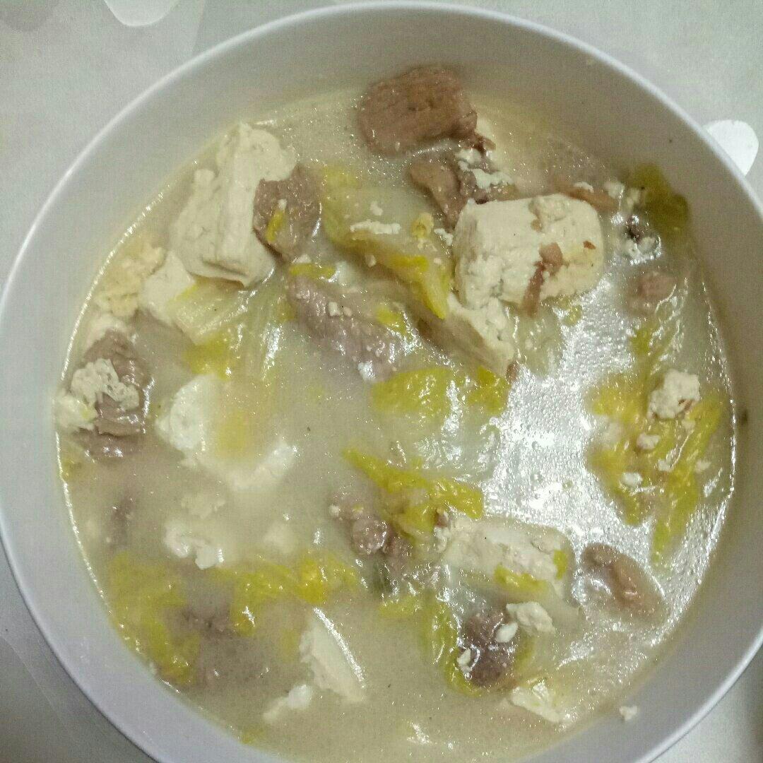 白菜炖豆腐