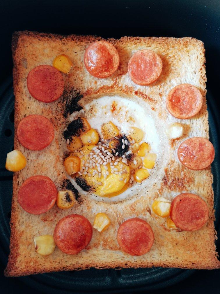 超简单岩烤芝士面包片（空气炸锅版）