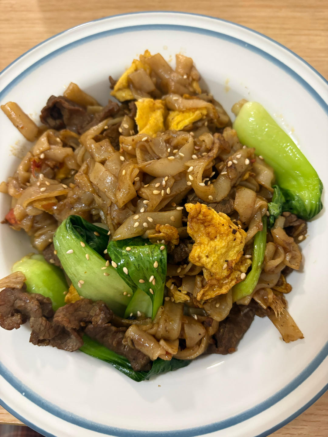 路边摊的炒河粉