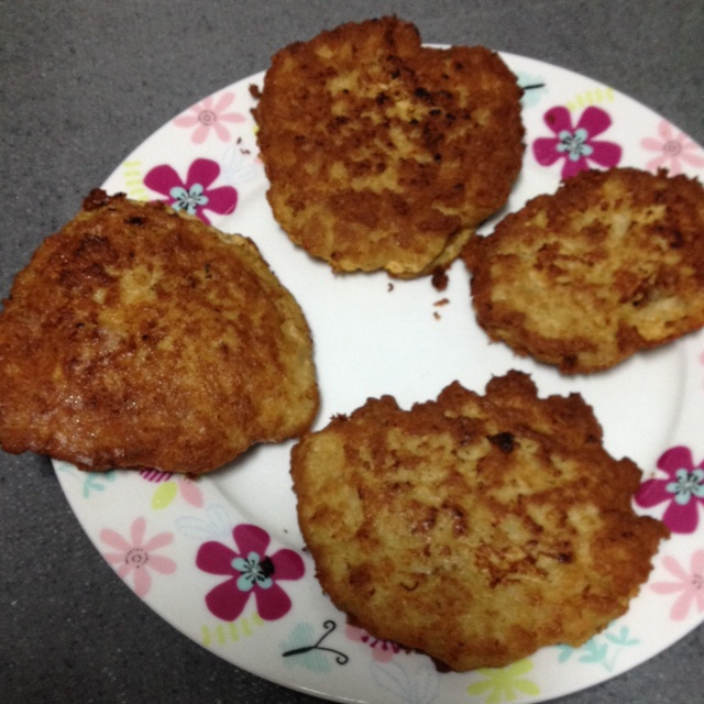 鸡蛋肉饼